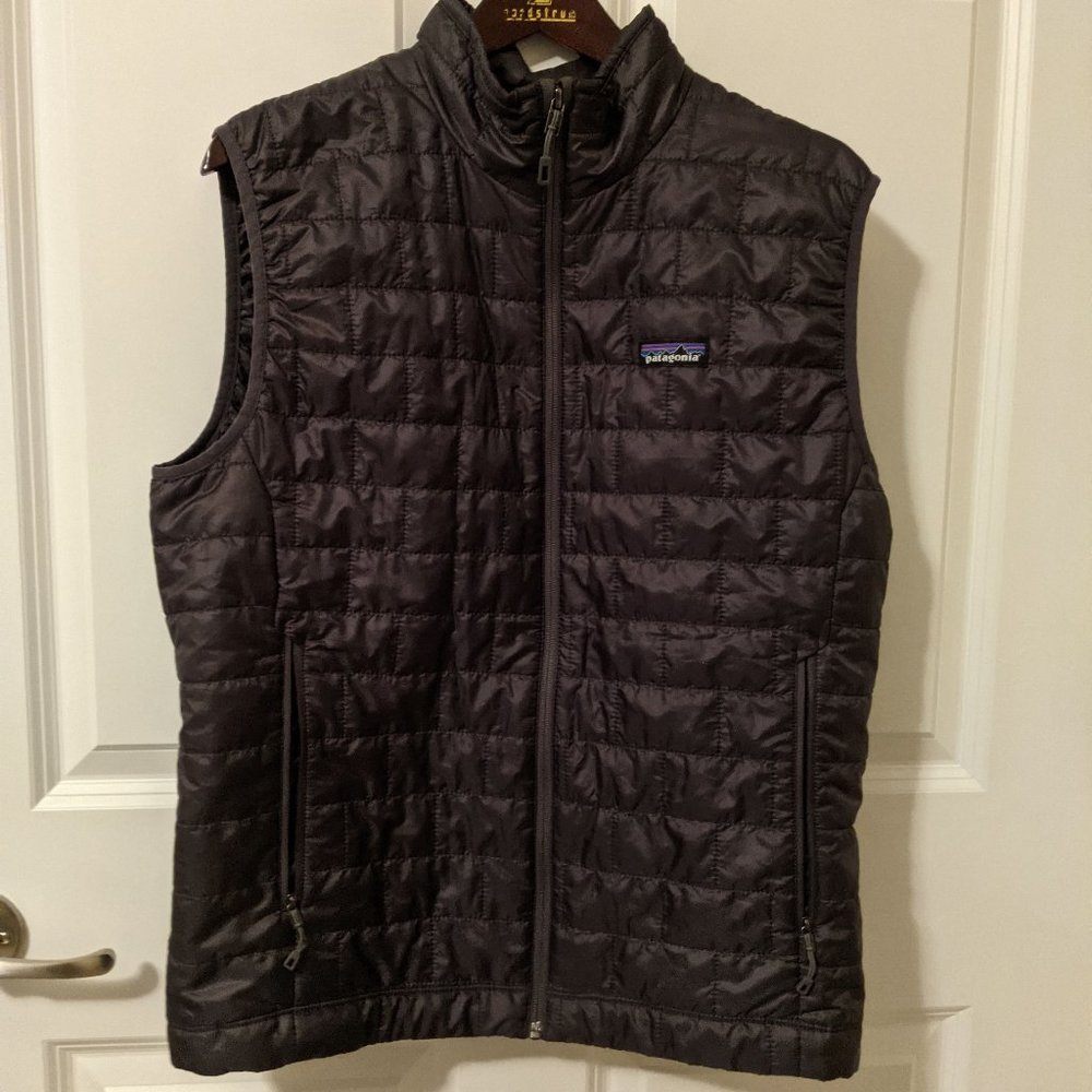 Mens Patagonia nano puff vest, M